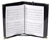 Premium Choral Folder 7-3/4 x 11 Elastic Stays